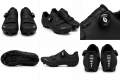 Buty Rowerowe SPD MTB Pokrętło Zapięcie Żyłkowe Gravel Czarne Mat