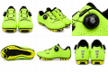 Buty Rowerowe SPD MTB Pokrętło Zapięcie Żyłkowe Gravel Zielony Fluo