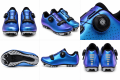 Buty Rowerowe SPD MTB Pokrętło Zapięcie Żyłkowe Gravel Niebieski