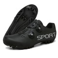 Buty Rowerowe MTB SPD z Pokrętłami Czarne Buty Kolarskie na Rower Górski