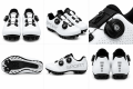 Buty Rowerowe MTB SPD z Pokrętłami Białe Buty Kolarskie na Rower Górski