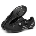 Buty Rowerowe Szosowe SPD-SL Look Podwójne Pokrętło Żyłka Czarne