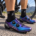 Buty Rowerowe Szosowe SPD-SL Look Podwójne Pokrętło Żyłka Niebieskie