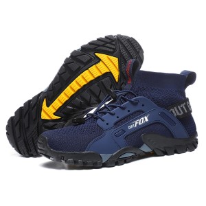 Buty Rowerowe MTB Terenowe Outdoor Dirt Fox Ze Skarpetą Granatowe