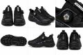 Buty Męskie Trekkingowe Outdoor Pokrętło Oddychające Czarne