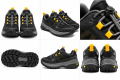 Buty Trekkingowe Męskie FitVille Szerokie Wodoodporne Outdoor Czarne