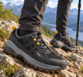 Buty Trekkingowe Męskie FitVille Szerokie Wodoodporne Outdoor Czarne