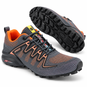 Buty Do Biegania W Terenie Trail Męskie Bieżnik Siatka Szare