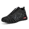 Buty Sportowe Terenowe Męskie Trail Lekkie Oddychające Czarne