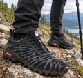 Buty Sportowe Terenowe Męskie Trail Lekkie Oddychające Czarne