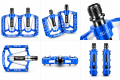 Pedały Platformowe na Rower MTB West Biking Aluminiowe Niebieskie