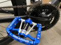 Pedały Platformowe na Rower MTB West Biking Aluminiowe Niebieskie