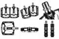 Pedały Platformowe na Rower MTB TOSUOD Carbon Aluminiowe Czarne