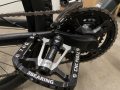 Pedały Platformowe na Rower MTB TOSUOD Carbon Aluminiowe Czarne