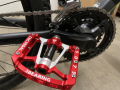 Pedały Platformowe na Rower MTB TOSUOD Carbon Aluminiowe Czerwony