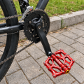Pedały Platformowe na Rower MTB MZYRH Aluminiowe Czerwone