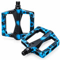 Pedały Platformowe na Rower MTB BMX Nylonowe Czarno Niebieskie Camo