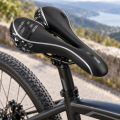 Siodełko Rowerowe Żelowe Wygodne z Otworem Gel MTB Trekking Czarne