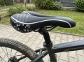 Siodełko Rowerowe Żelowe Wygodne z Otworem Gel MTB Trekking Czarne