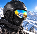 Kask Narciarski Snowboardowy MOON Czarny Mat + Akcesoria