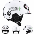Kask Narciarski Snowboardowy Dziecięcy COPOZZ Panda Biały z Daszkiem