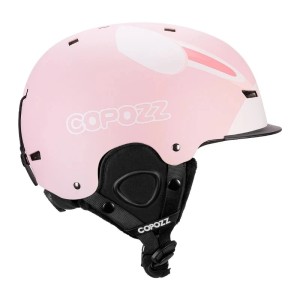 Kask Narciarski Snowboardowy Dziecięcy COPOZZ Różowy Króliczek z Daszkiem