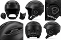 Kask Narciarski Snowboardowy LOCLE Czarny Mat + Maska Pokrowiec Gratis