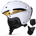 Kask Narciarski Snowboardowy LOCLE Biały + Maska Pokrowiec Gratis