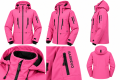 Kurtka UNISEX Snowboardowa Narciarska COPOZZ Różowa Membrana Wiatroszczelna