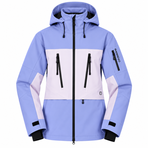 Kurtka UNISEX Snowboardowa Narciarska Fioletowa COPOZZ Membrana Wiatroszczelna