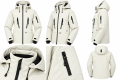 Kurtka UNISEX Snowboardowa Narciarska Biały COPOZZ Membrana Wiatroszczelna