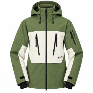 Kurtka UNISEX Snowboardowa Narciarska Zielony COPOZZ Membrana Wiatroszczelna