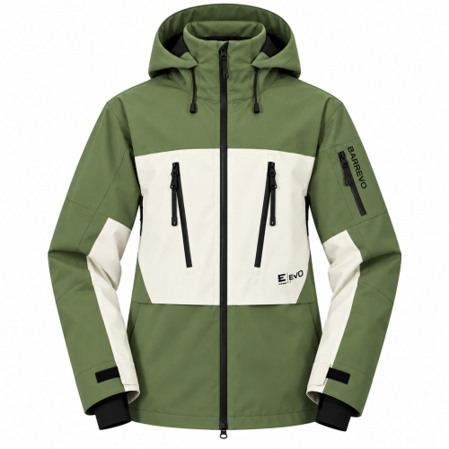 Kurtka UNISEX Snowboardowa Narciarska Zielony COPOZZ Membrana Wiatroszczelna