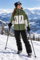 Kurtka UNISEX Snowboardowa Narciarska Zielony COPOZZ Membrana Wiatroszczelna