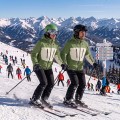 Kurtka UNISEX Snowboardowa Narciarska Zielony COPOZZ Membrana Wiatroszczelna