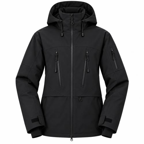 Kurtka UNISEX Snowboardowa Narciarska Czarna COPOZZ Membrana Wiatroszczelna