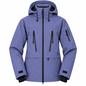 Kurtka UNISEX Snowboardowa Narciarska Fioletowa COPOZZ Membrana Wiatroszczelna
