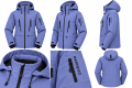 Kurtka UNISEX Snowboardowa Narciarska Fioletowa COPOZZ Membrana Wiatroszczelna