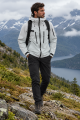 Kurtka Górska Trekkingowa Męska Hardshell Śniegowa Biel