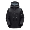 Kurtka Górska Trekkingowa Męska Hardshell Czarna