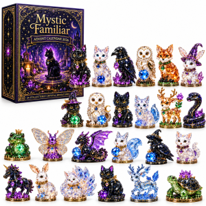 Magiczny Kalendarz Adwentowy 24 Kryształowe Miniatury Mistycznych Zwierząt
